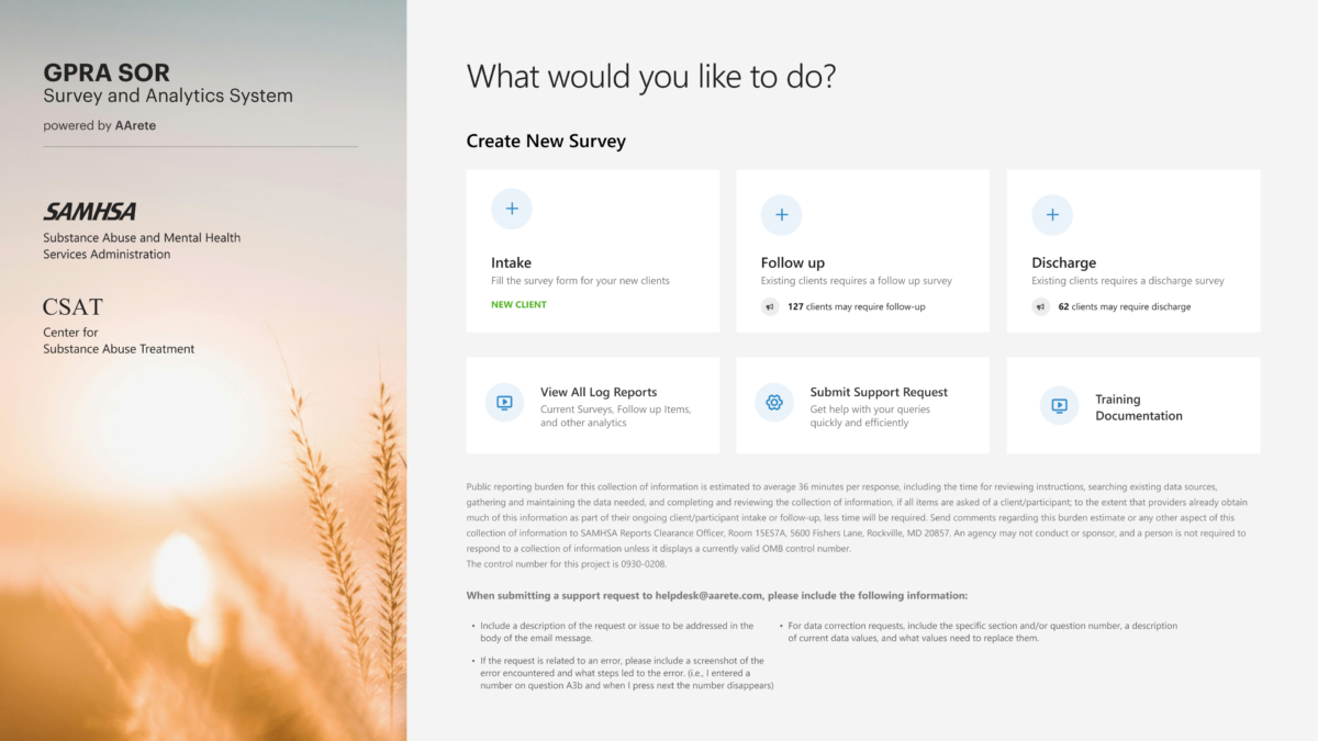 Figure 2: Landing Page